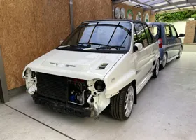 ホンダ シティ カブリオレ ターボ : フロント周りのクリーニング（左前） 07