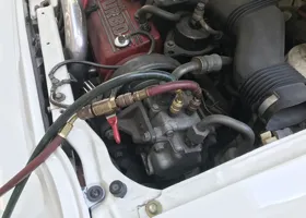 ホンダ シティ カブリオレ ターボ : クーラーのガスチャージ 03