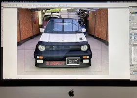 TURBO II の鏡文字ステッカー作成 02