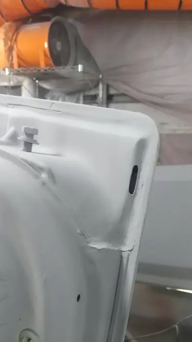 白サフを吹いた角