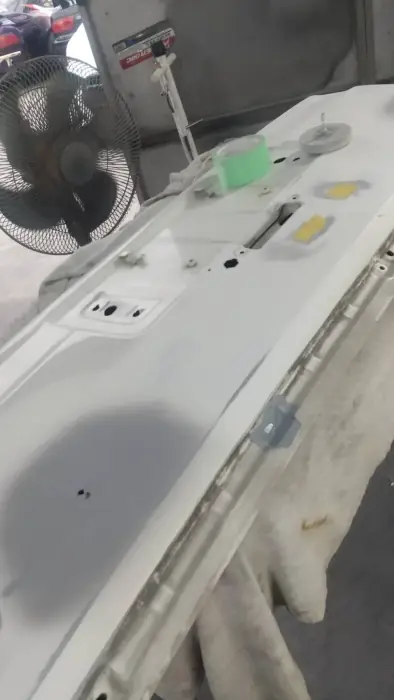 裏面の研ぎと穴
