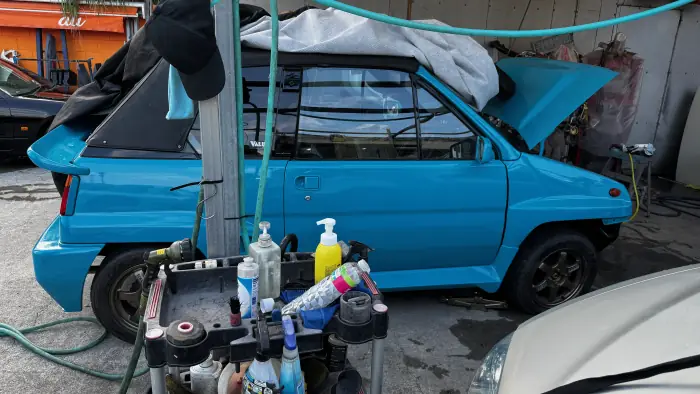 完成した横姿